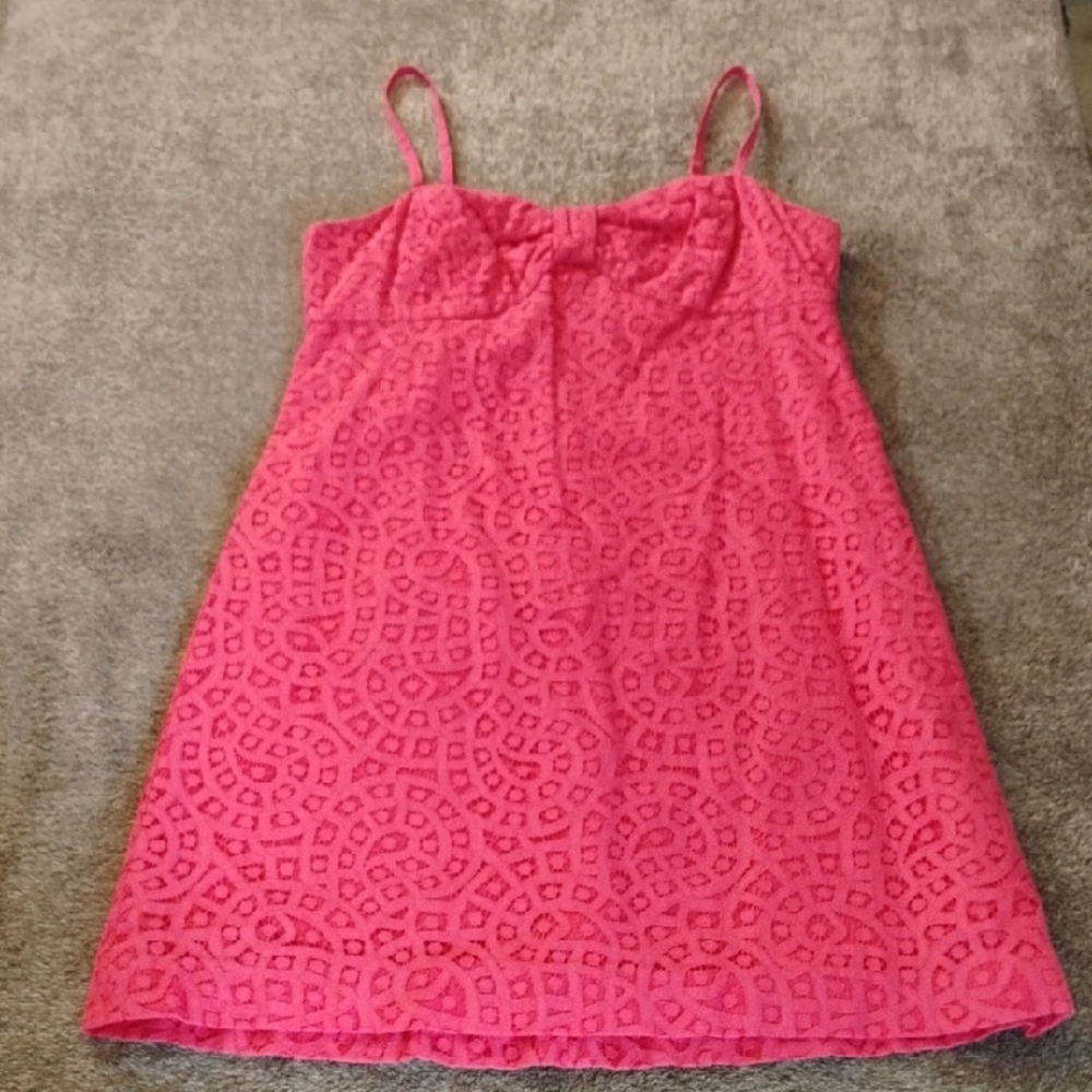 Lilly Pulitzer Karina Dress Lipstick Pink